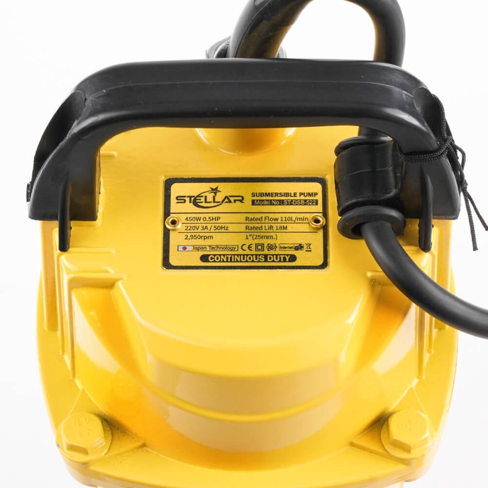 ปั๊มจุ่ม STELLAR รุ่น ST-DSB-522 ขนาด 1 นิ้ว 0.5HP 450W